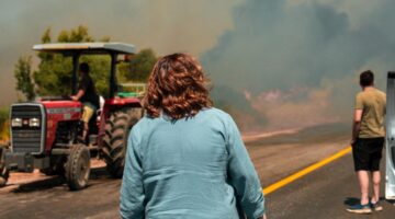 DİDİM’DEKİ YANGIN ORTAK MÜDAHALEYLE KISA SÜREDE KONTROL ALTINA ALINDI