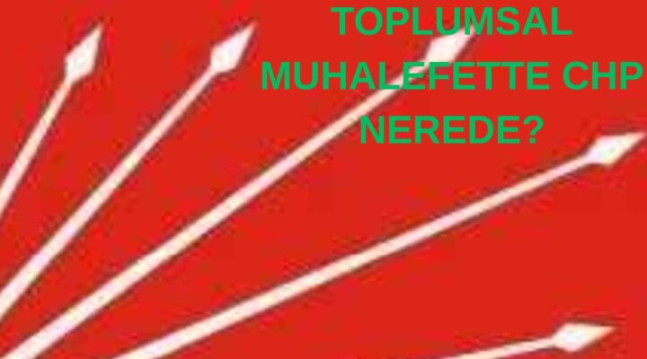 TOPLUMSAL MUHALEFETTE CHP NEREDE DURUYOR
