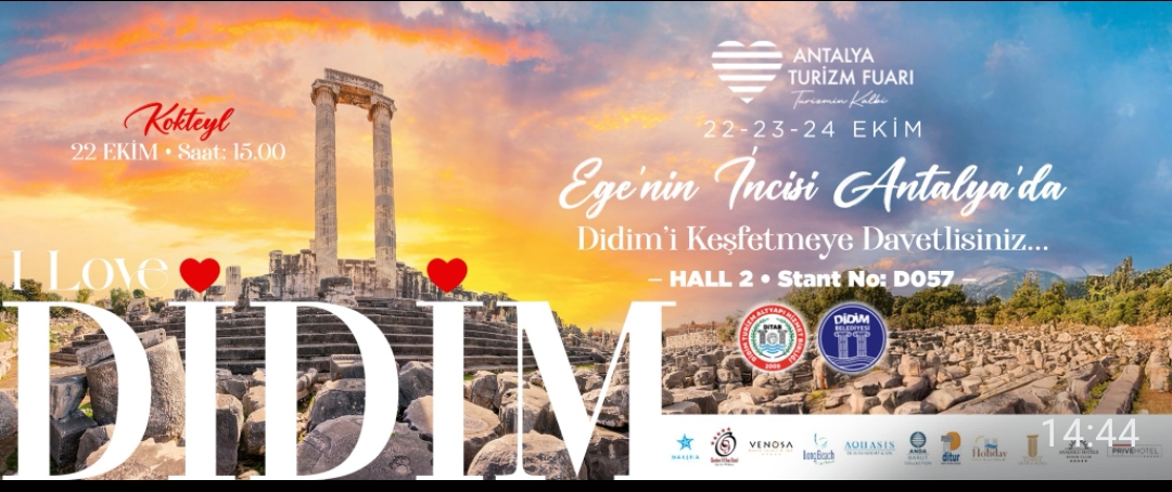 DİDİM, ANTALYA TURİZM FUARI’NDA YERİNİ ALIYOR