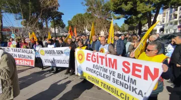 “İNSANCA YAŞAM “İÇİN  EĞİTİM EMEKÇİLERİ İŞ BIRAKTI