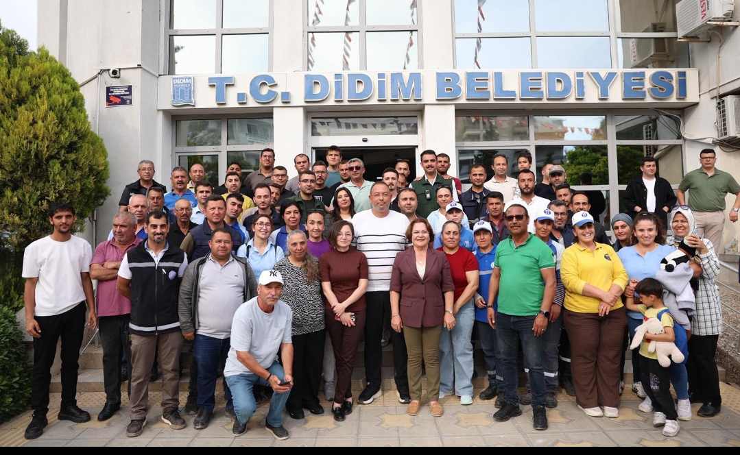 DİDİM BELEDİYESİ’NDE BAYRAMLAŞMA PROGRAMI GERÇEKLEŞTİRİLDİ