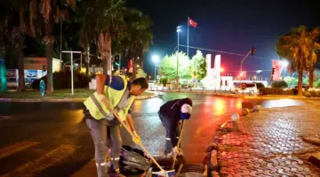 DİDİM BELEDİYESİNDEN YOĞUN YAĞIŞ ÖNCESİ IZGARA VE RÖGAR TEMİZLİĞİ